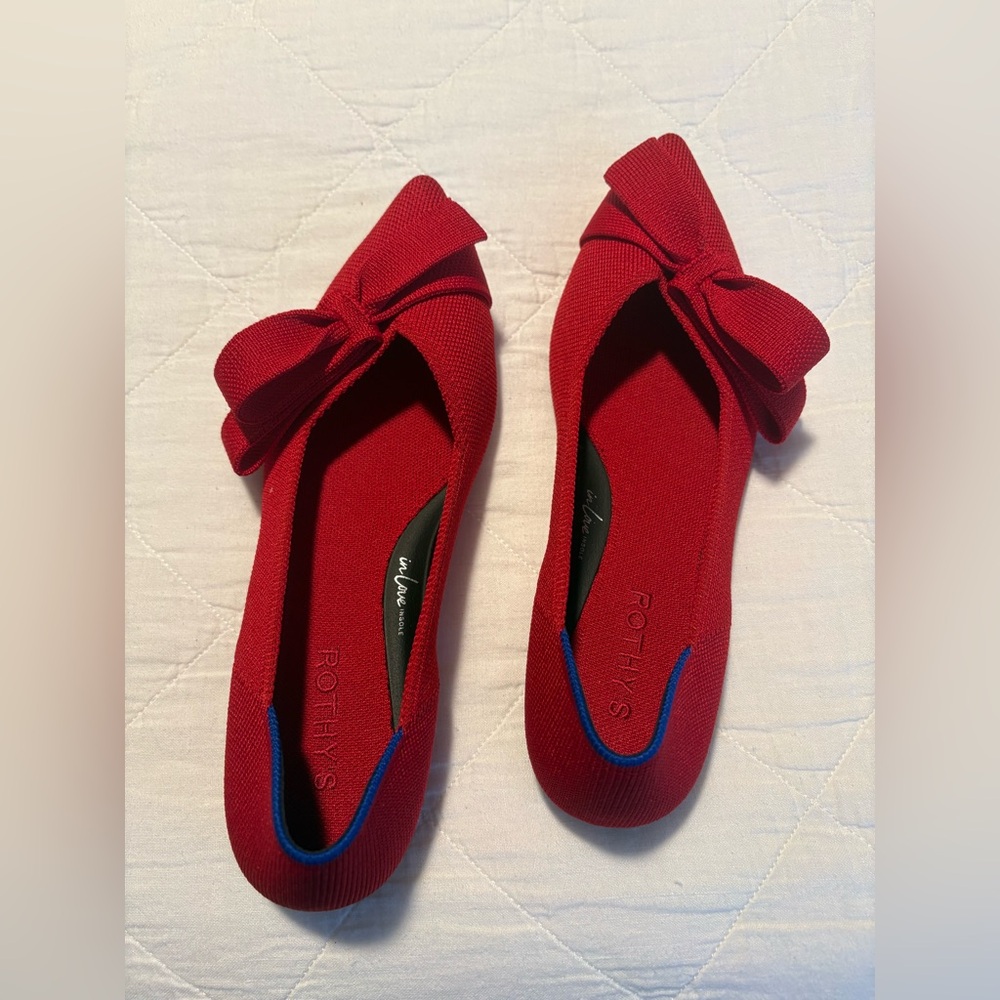 Rothy's The Bow Point II in Cupid